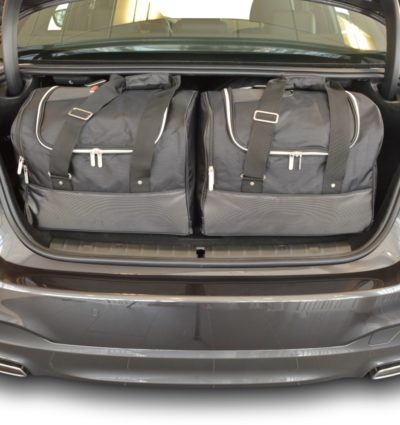 Pack de 5 sacs de voyage sur-mesure pour Bmw Série 5 (G30) 530e Plug-in Hybrid (depuis 2018) - Gamme Classique