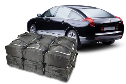 Pack de 6 sacs de voyage sur-mesure pour Citroën C6 (de 2006 à 2012) - Gamme Classique