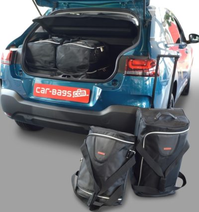 Pack de 6 sacs de voyage sur-mesure pour Citroën C4 Cactus (depuis 2018) - Gamme Classique
