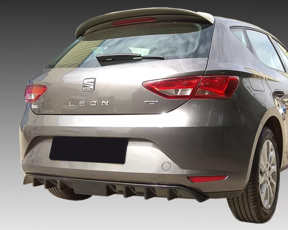 Diffuseur arrière 5 portes (2012-2017) pour Seat Leon 5F Pré-facelift  (2012-2017) – VikingAuto : Tout l'équipement pour votre auto
