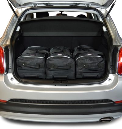 Pack de 6 sacs de voyage sur-mesure pour Fiat 500X (depuis 2015) - Gamme Classique