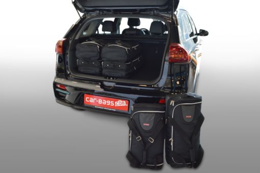 Pack de 6 sacs de voyage sur-mesure pour Kia Niro (DE) (de 2018 à 2022) - Gamme Classique