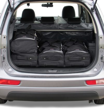 Pack de 6 sacs de voyage sur-mesure pour Mitsubishi Outlander III PHEV (depuis 2013) - Gamme Classique