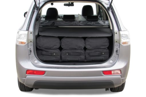 Pack de 6 sacs de voyage sur-mesure pour Mitsubishi Outlander III PHEV (depuis 2013) - Gamme Classique