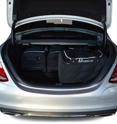 Pack de 5 sacs de voyage sur-mesure pour Mercedes-Benz Classe C Plug-In Hybrid (W205) (depuis 2015) - Gamme Classique