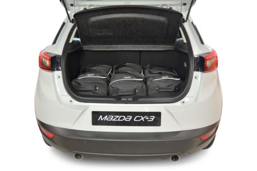 Pack de 6 sacs de voyage sur-mesure pour Mazda CX-3 (depuis 2015) - Gamme Classique