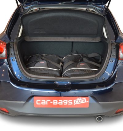Pack de 5 sacs de voyage sur-mesure pour Mazda Mazda 2 (DJ) (depuis 2015) - Gamme Classique