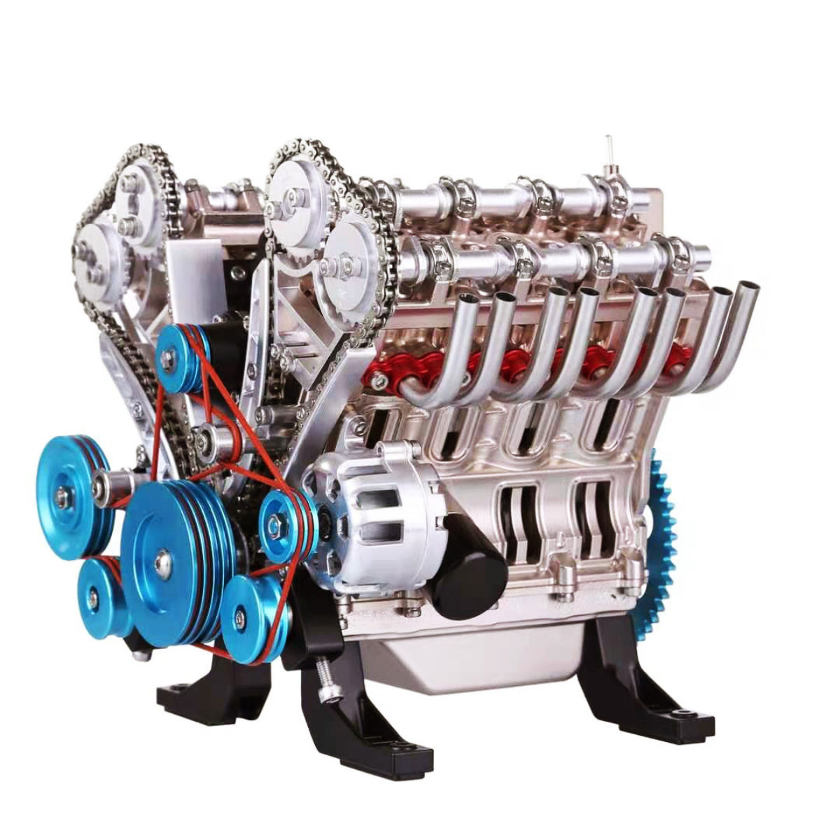 Mini moteur 6 cylindres à ouverture horizontale, modèle 911, à