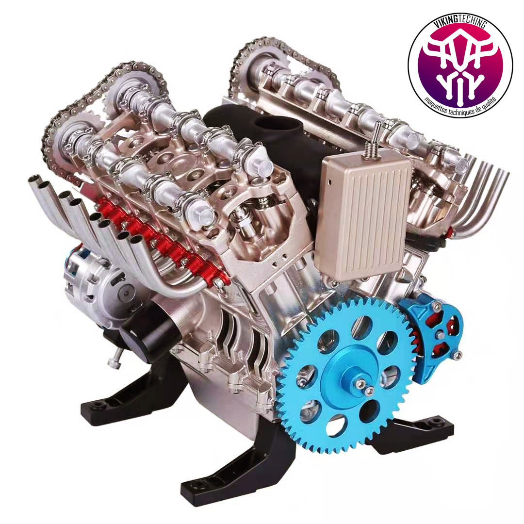 Moteur miniature 8 cylindres V8 complet en kit – Maquette technique de +500  pièces – VikingTeching – VikingAuto : Tout l'équipement pour votre auto