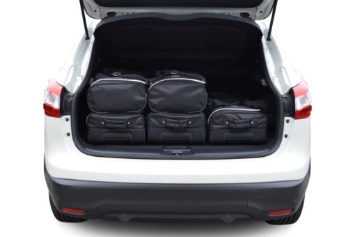 Pack de 6 sacs de voyage sur-mesure pour Nissan Qashqai (J11) (depuis 2013) - Gamme Classique