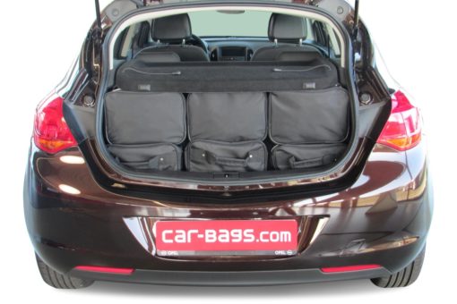 Pack de 6 sacs de voyage sur-mesure pour Opel Astra J (de 2009 à 2015) - Gamme Classique