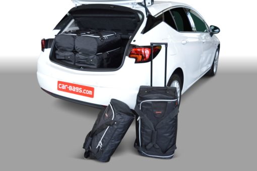 Pack de 6 sacs de voyage sur-mesure pour Opel Astra K (depuis 2015) - Gamme Classique