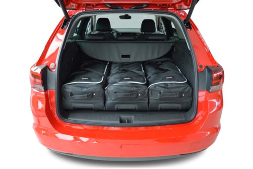 Pack de 6 sacs de voyage sur-mesure pour Opel Astra K Sports Tourer (depuis 2016) - Gamme Classique