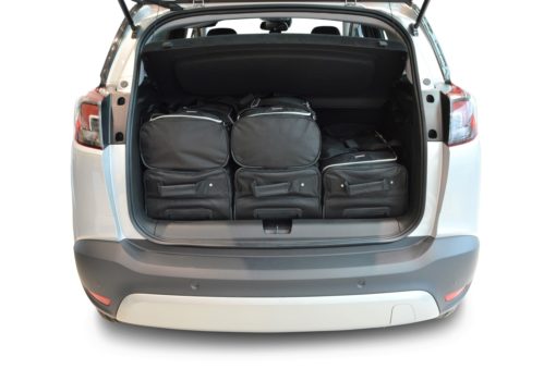 Pack de 6 sacs de voyage sur-mesure pour Opel Crossland X (depuis 2017) - Gamme Classique