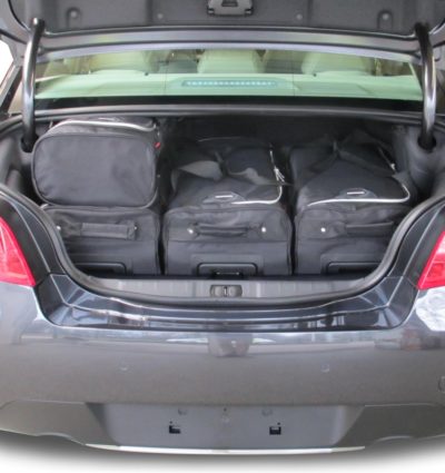 Pack de 6 sacs de voyage sur-mesure pour Peugeot 508 I HYbrid4 (de 2012 à 2018) - Gamme Classique