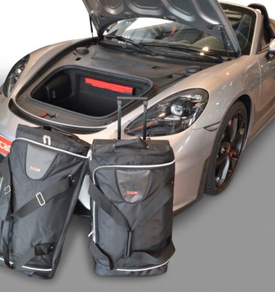 Pack de 2 sacs de voyage sur-mesure pour Porsche 718 Spyder (982) (depuis 2019) - Gamme Classique