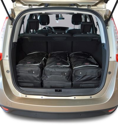 Pack de 6 sacs de voyage sur-mesure pour Renault Grand Scénic III (de 2009 à 2016) - Gamme Classique