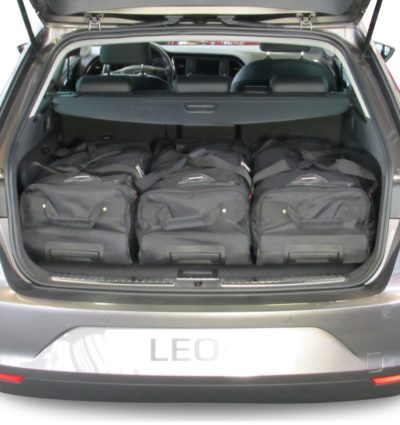Pack de 6 sacs de voyage sur-mesure pour Seat Leon ST (5F) (de 2014 à 2020) - Gamme Classique