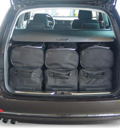 Pack de 6 sacs de voyage sur-mesure pour Skoda Superb II Combi (3T) (de 2009 à 2015) - Gamme Classique