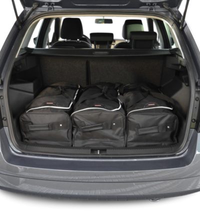 Pack de 6 sacs de voyage sur-mesure pour Skoda Fabia II Combi (5J) (de 2007 à 2014) - Gamme Classique