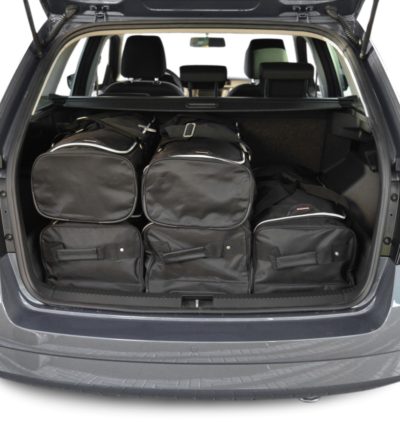 Pack de 6 sacs de voyage sur-mesure pour Skoda Fabia II Combi (5J) (de 2007 à 2014) - Gamme Classique