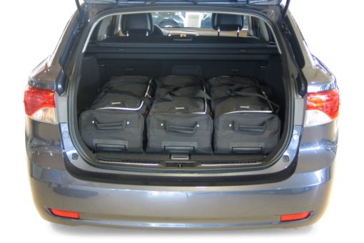 Pack de 6 sacs de voyage sur-mesure pour Toyota Avensis III wagon (de 2008 à 2015) - Gamme Classique
