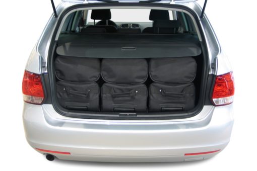 Pack de 6 sacs de voyage sur-mesure pour Volkswagen Golf V Variant (1K) & Golf VI Variant (5K) (de 2007 à 2013) - Gamme Classique