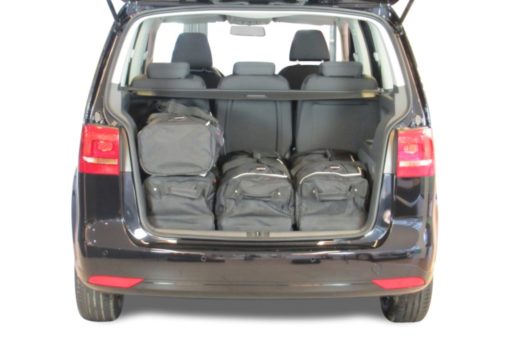 Pack de 6 sacs de voyage sur-mesure pour Volkswagen Touran I (1T GP) (de 2003 à 2010) - Gamme Classique