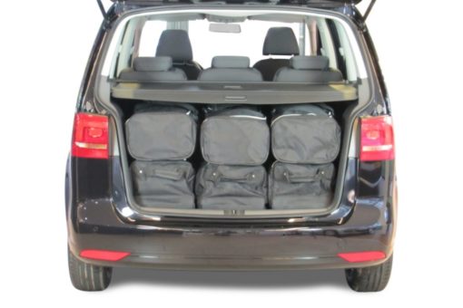 Pack de 6 sacs de voyage sur-mesure pour Volkswagen Touran I (1T GP) (de 2003 à 2010) - Gamme Classique