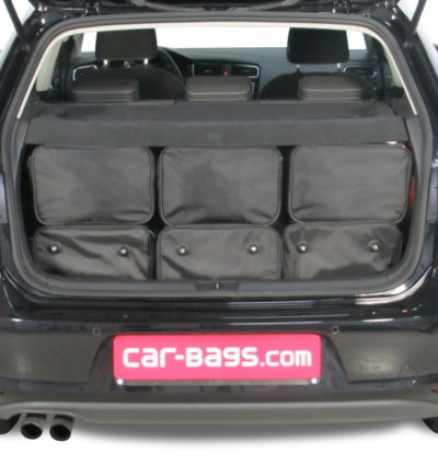 Pack de 6 sacs de voyage sur-mesure pour Volkswagen Golf VII incl. e-Golf (5G) (de 2012 à 2020) - Gamme Classique