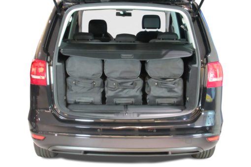 Pack de 6 sacs de voyage sur-mesure pour Volkswagen Sharan II (7N) (depuis 2010) - Gamme Classique