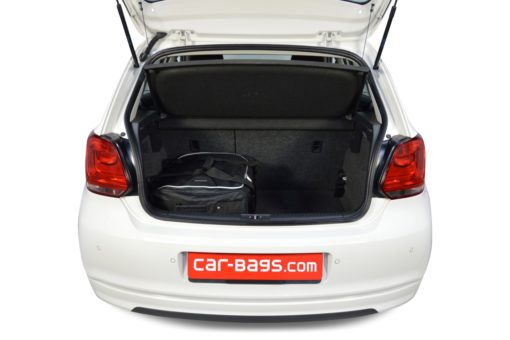 Pack de 5 sacs de voyage sur-mesure pour Volkswagen Polo V (6R - 6C facelift) (de 2009 à 2017) - Gamme Classique
