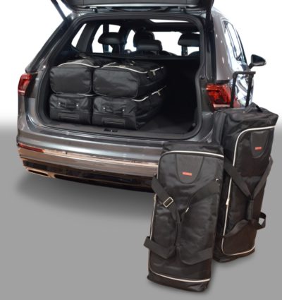 Pack de 6 sacs de voyage sur-mesure pour Volkswagen Tiguan II Allspace 5-seater (depuis 2017) - Gamme Classique