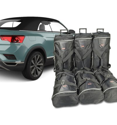 Pack de 4 sacs de voyage sur-mesure pour Volkswagen T-Roc Cabriolet (A1) (depuis 2019) - Gamme Classique
