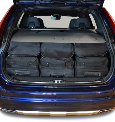 Pack de 6 sacs de voyage sur-mesure pour Volvo XC60 I (de 2008 à 2017) - Gamme Classique